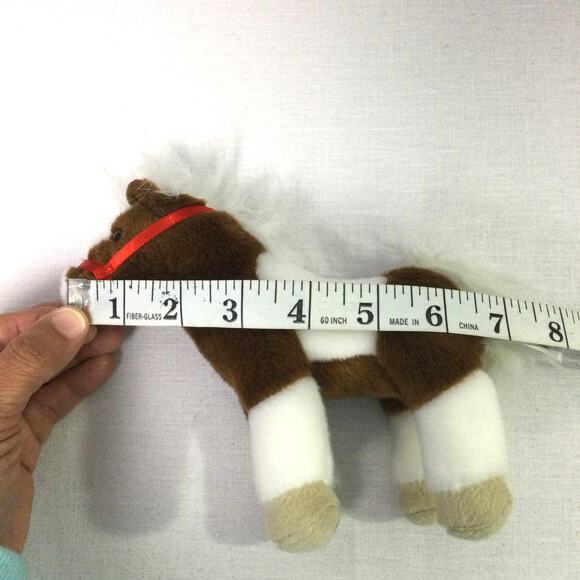 Breyer Aurora Paint Horse 2022 7" Brown White Plush Soft Stuffed Animal - Picture 8 of 9